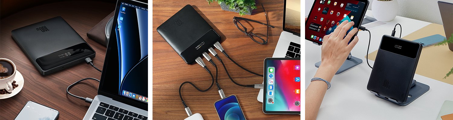 Baseus Blade Power Dijital Ekranlı 100W 20.000 mAh Powerbank